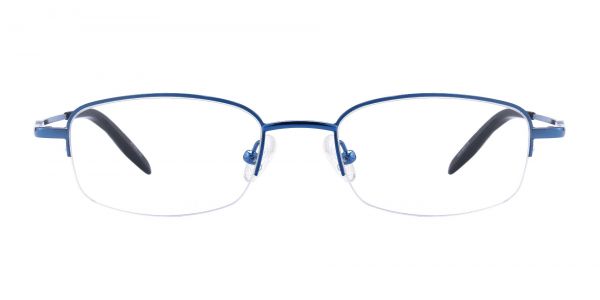 Bluff Rectangle Prescription Glasses - Blue