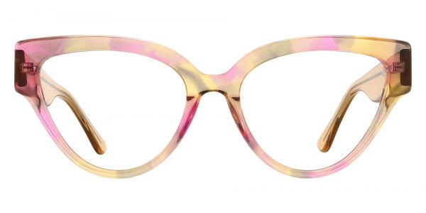 Cascada Cat Eye Prescription Glasses - Two-tone/Multi Color